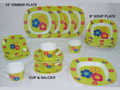 Square Shape Dinner Sets
